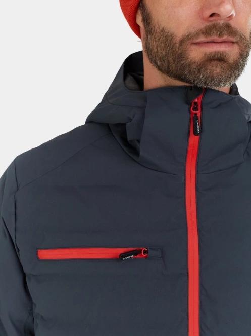 Fundango Orion Padded Jacket férfi steppelt síkabát szürke színben 8
