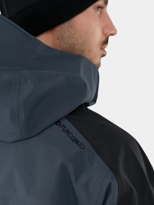Fundango Manota 3L Shell Jacket férfi síkabát szürke színben 10