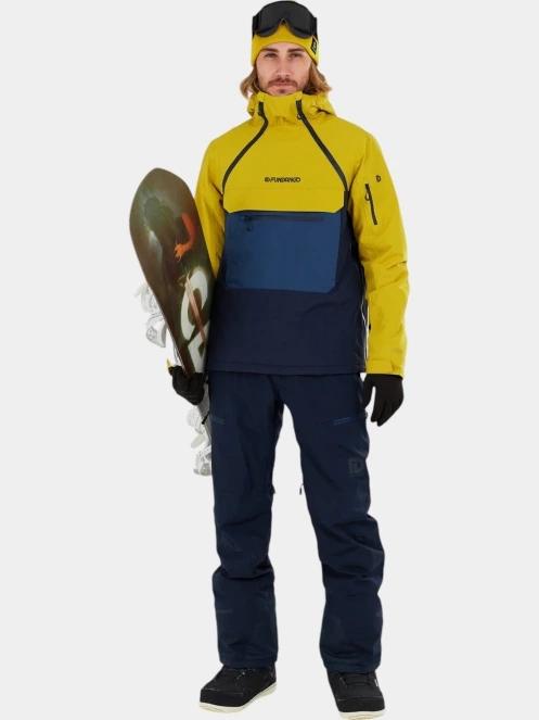 Fundango Hydra ECO Anorak férfi síkabát sárga színben 4