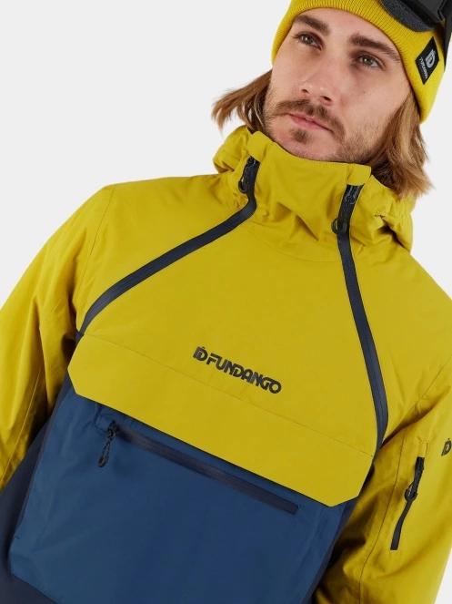 Fundango Hydra ECO Anorak férfi síkabát sárga színben 6