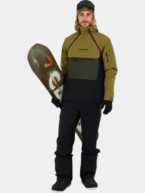 Fundango Hydra ECO Anorak férfi síkabát zöld színben 4