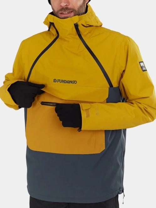 Fundango Hydra ECO Anorak férfi anorák sárga színben 5