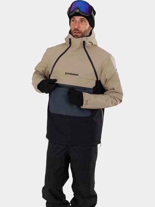 Fundango Hydra ECO Anorak férfi anorák homok színben 5