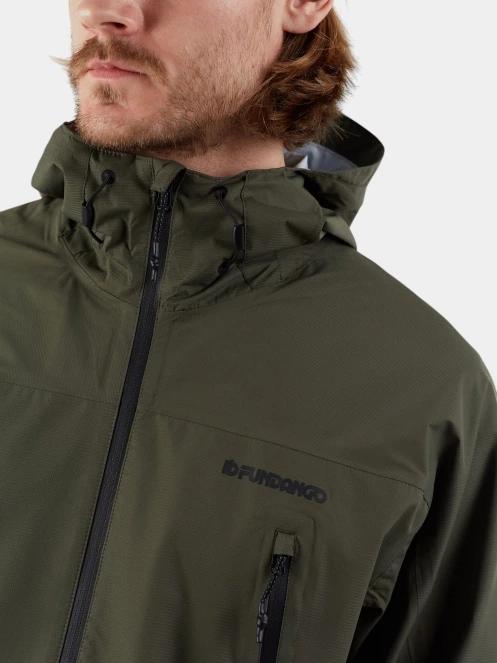 Fundango Piorini II  Waterproof Jacket férfi esőkabát oliva színben 6