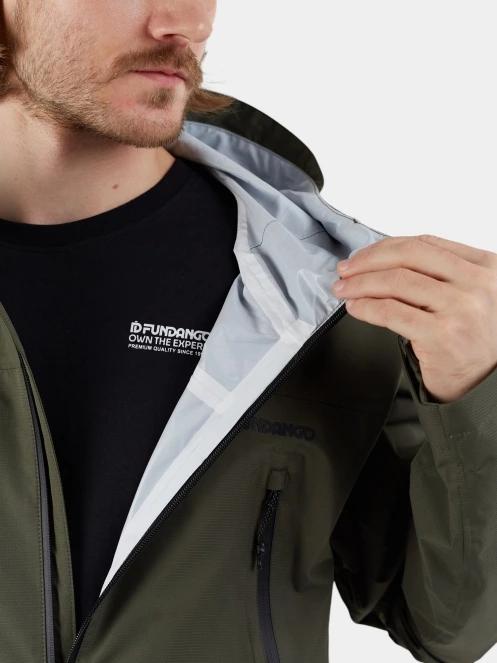 Fundango Piorini II  Waterproof Jacket férfi esőkabát oliva színben 9