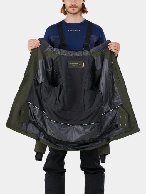 Fundango Rigel ECO 3L Jacket férfi héjkabát oliva színben 5