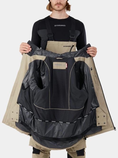 Fundango Rigel ECO 3L Jacket férfi héjkabát homok színben 5