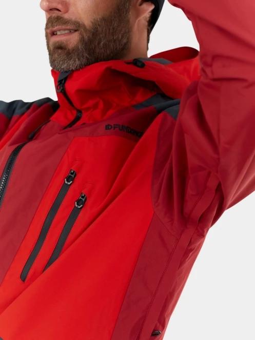 Fundango Rigel ECO 3L Jacket férfi héjkabát piros színben 10
