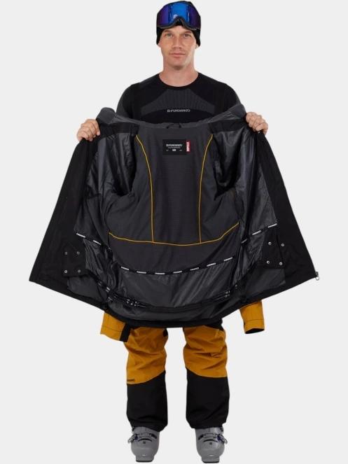Fundango Rigel ECO 3L Jacket férfi héjkabát sárga színben 5