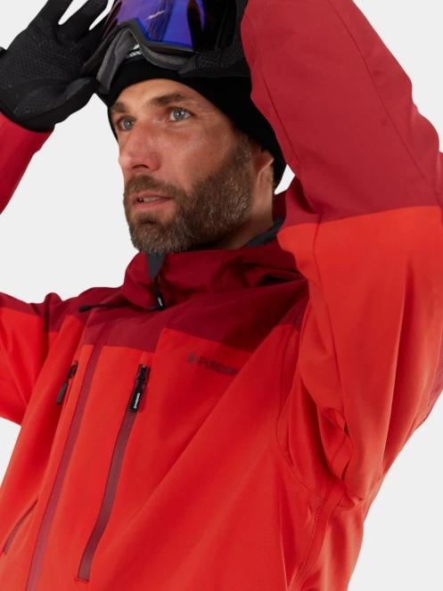 Fundango Nelson Allmountain Jacket férfi síkabát piros színben 9