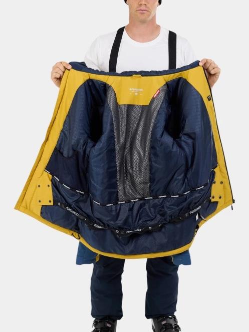 Fundango Horatio Allmountain Jacket férfi síkabát sárga színben 5