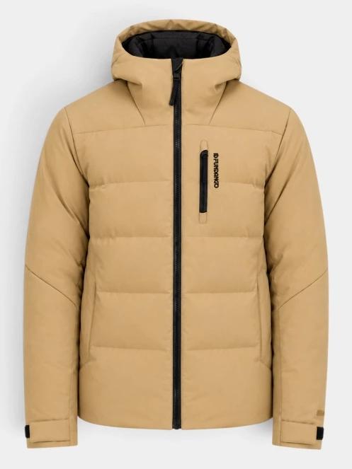 Fundango Portage Padded Jacket férfi steppelt síkabát homok színben 10