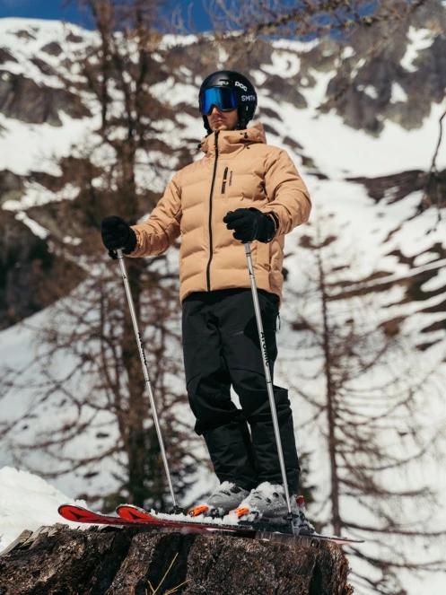 Fundango Portage Padded Jacket férfi steppelt síkabát homok színben 14
