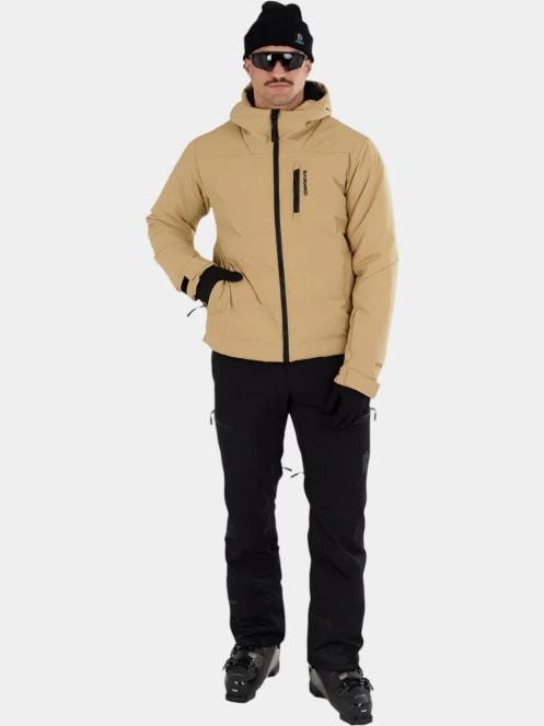 Fundango Portage Padded Jacket férfi steppelt síkabát homok színben 6