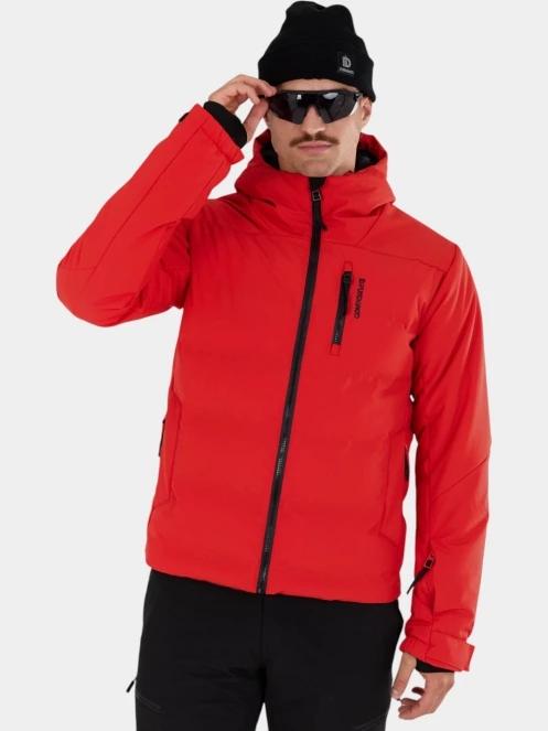 Fundango Portage Padded Jacket férfi steppelt síkabát piros színben 2