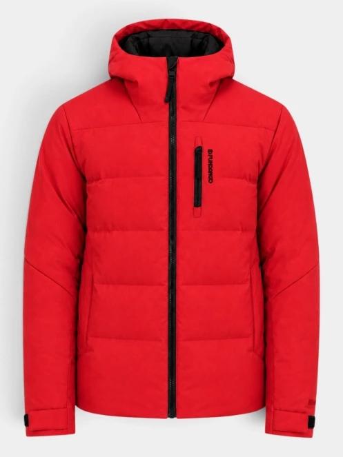 Fundango Portage Padded Jacket férfi steppelt síkabát piros színben 10