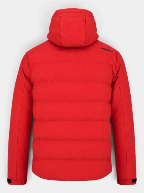 Fundango Portage Padded Jacket férfi steppelt síkabát piros színben 11