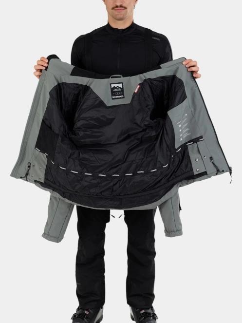 Fundango Portage Padded Jacket férfi steppelt síkabát zöld színben 5