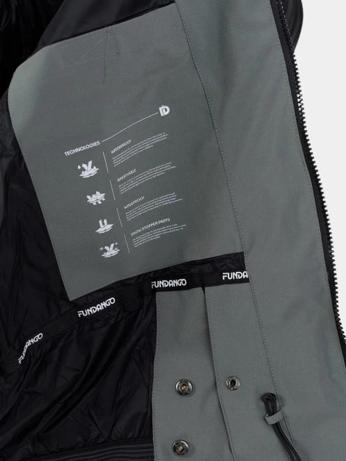 Fundango Portage Padded Jacket férfi steppelt síkabát zöld színben 9