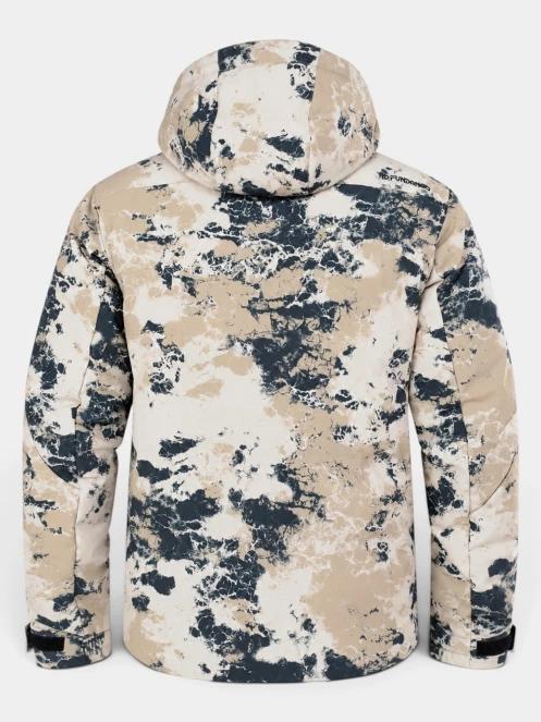 Fundango Portage Padded Jacket férfi steppelt síkabát homok színben 11