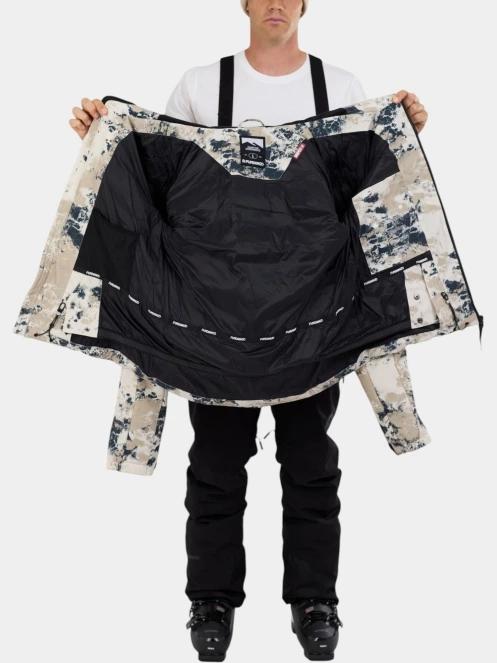 Fundango Portage Padded Jacket férfi steppelt síkabát homok színben 5