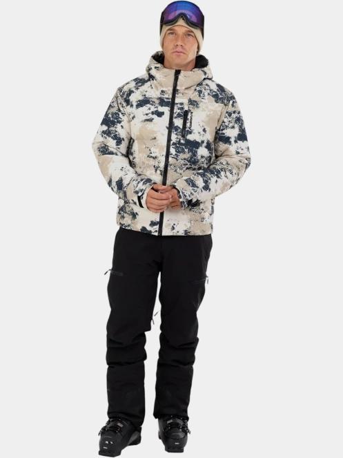 Fundango Portage Padded Jacket férfi steppelt síkabát homok színben 6