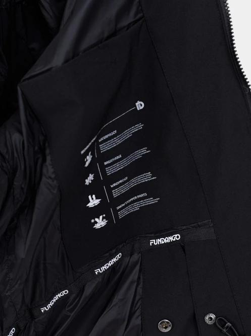 Fundango Portage Padded Jacket férfi steppelt síkabát fekete színben 11