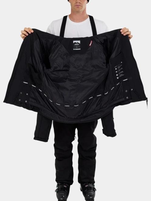 Fundango Portage Padded Jacket férfi steppelt síkabát fekete színben 5