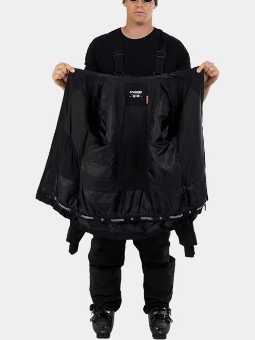 Fundango Nankin M ECO 3L Jacket férfi héjkabát fekete színben 5