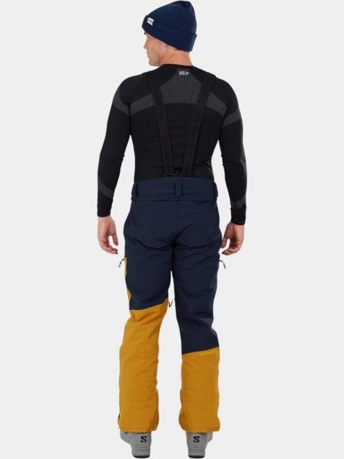 Fundango Teak Colourblock Pants férfi sínadrág sötétkék színben 2