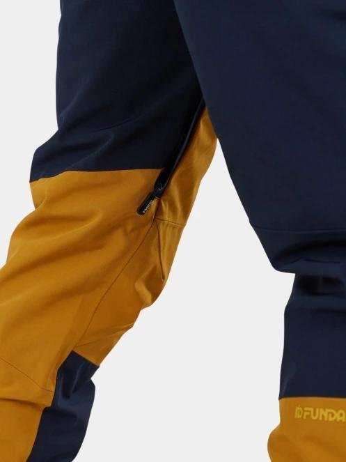 Fundango Teak Colourblock Pants férfi sínadrág sötétkék színben 4