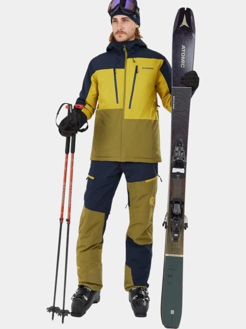 Fundango Teak Colourblock Pants férfi sínadrág sötétkék színben 4