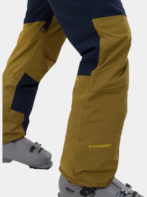 Fundango Teak Colourblock Pants férfi sínadrág sötétkék színben 7