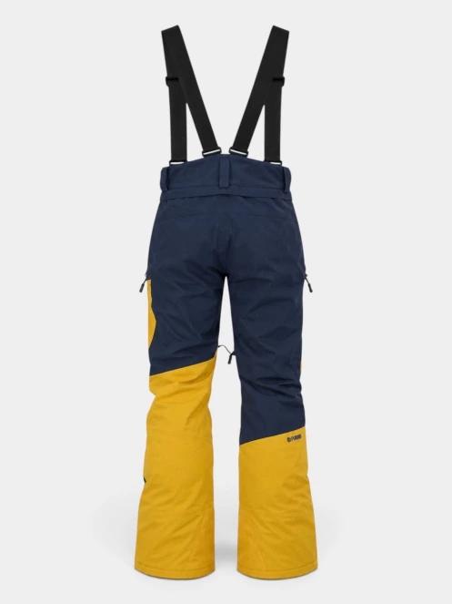 Fundango Teak Colourblock Pants férfi sínadrág sárga színben 11