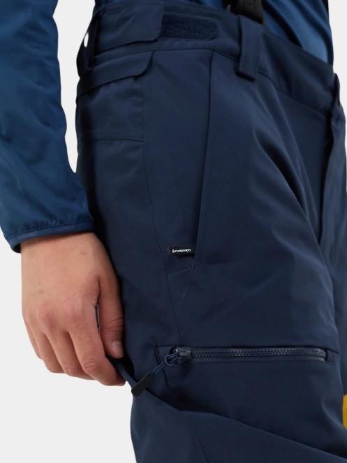 Fundango Teak Colourblock Pants férfi sínadrág sárga színben 8