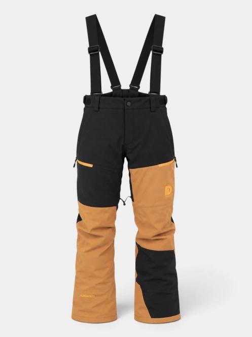 Fundango Teak Colourblock Pants férfi sínadrág barna színben 8