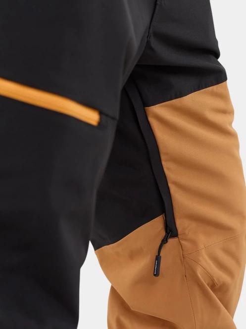 Fundango Teak Colourblock Pants férfi sínadrág barna színben 5
