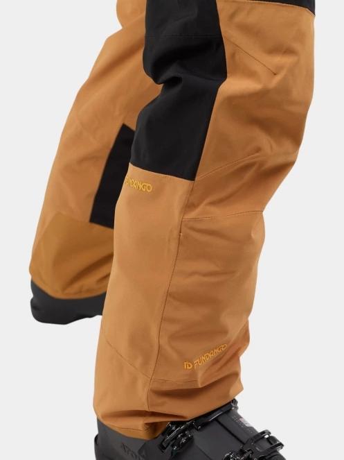 Fundango Teak Colourblock Pants férfi sínadrág barna színben 7