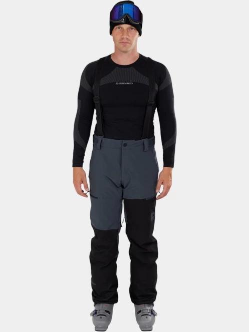 Fundango Teak Colourblock Pants férfi sínadrág szürke színben 2
