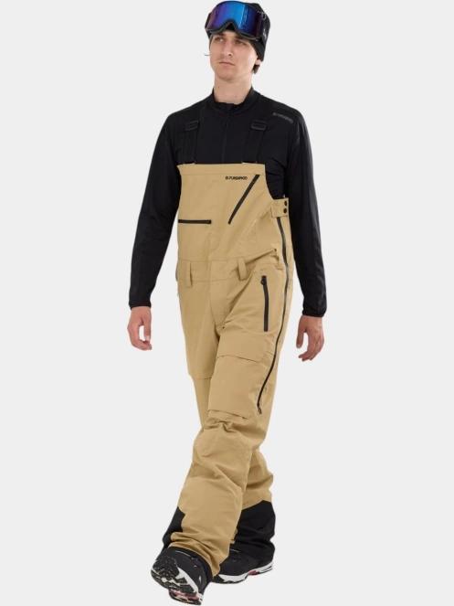 Fundango Benton ECO 3L Bib Pants héjnadrág homok színben 5