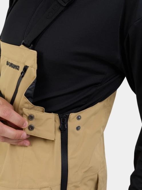 Fundango Benton ECO 3L Bib Pants héjnadrág homok színben 7
