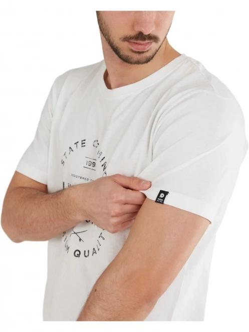 Fundango Basic-T Logo 04 férfi rövid ujjú póló fehér színben 5