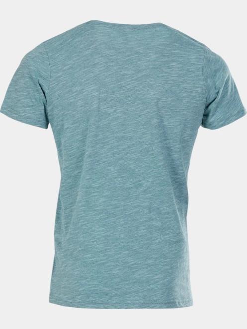 Fundango Jaggy Structured T-shirt férfi rövid ujjú póló világoskék színben 8
