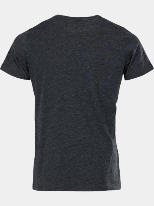 Fundango Jaggy Structured T-shirt férfi rövid ujjú póló fekete színben 9