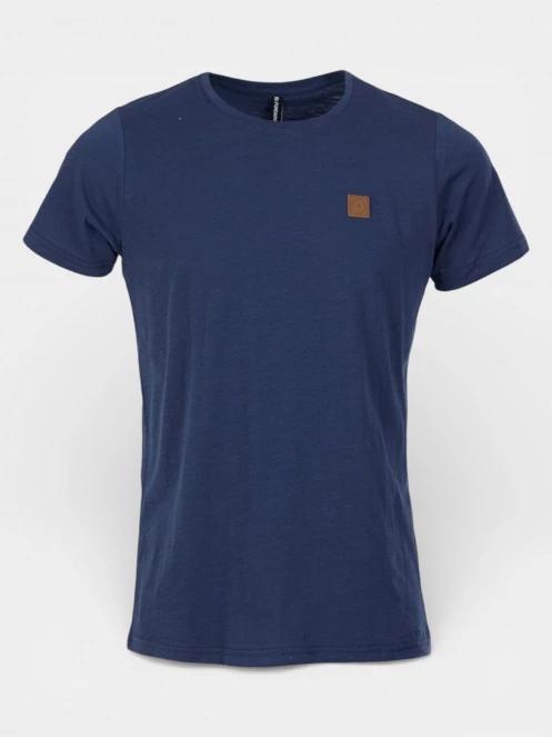 Fundango Jaggy Structured T-shirt férfi rövid ujjú póló sötétkék színben 8