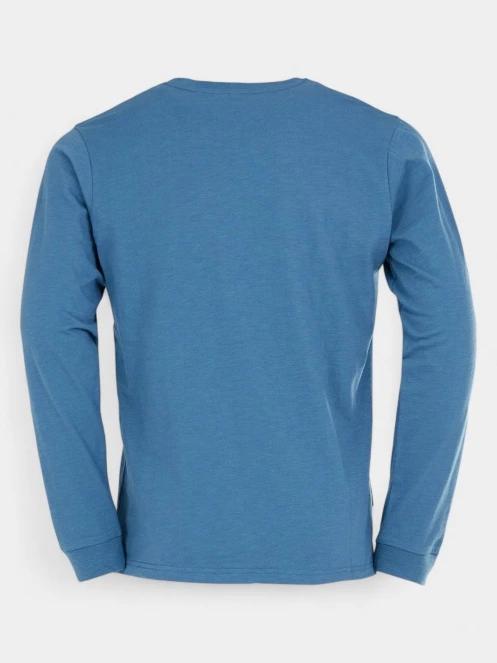 Fundango Justin Longsleeve T-shirt férfi hosszú ujjú póló kék színben 9