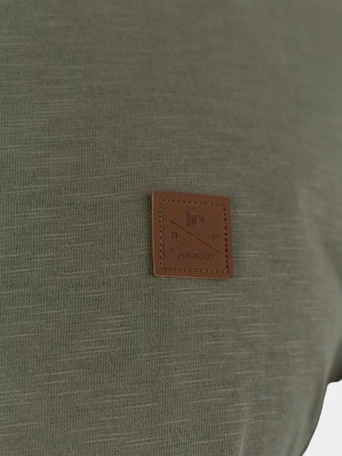 Fundango Justin Longsleeve T-shirt férfi hosszú ujjú póló zöld színben 5
