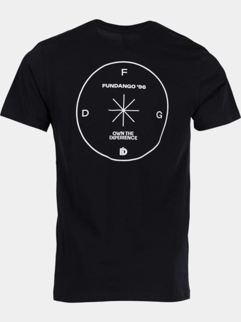Fundango Compass Graphic-T férfi rövid ujjú póló fekete színben 10