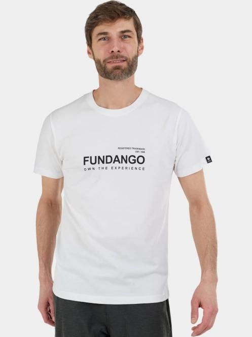 Fundango Vital Graphic-T férfi rövid ujjú póló fehér színben 2