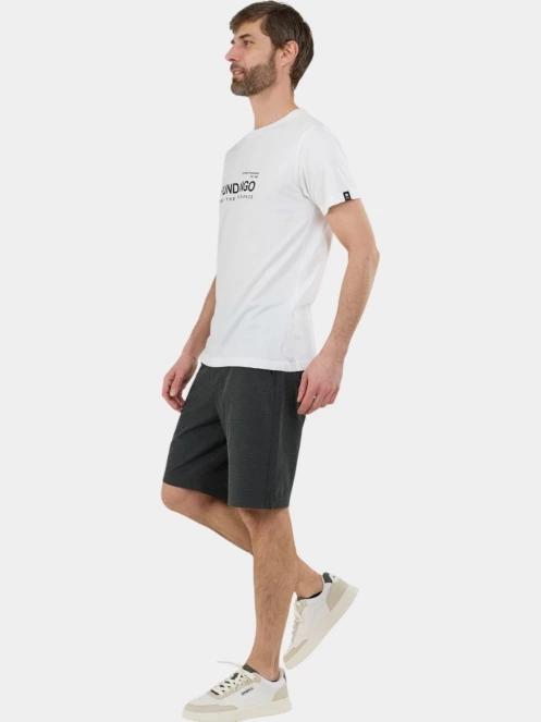 Fundango Vital Graphic-T férfi rövid ujjú póló fehér színben 5